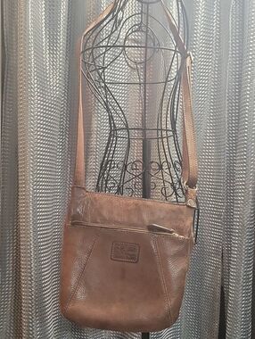 Fossil Brown Leather Crossbody Purse